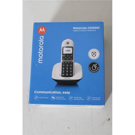 Taastatud. Motorola CD5001 white | Motorola DAMAGED PACKAGING