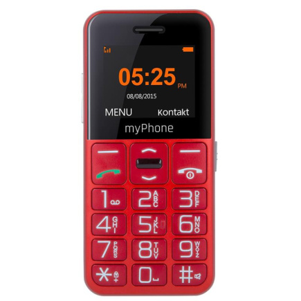 myPhone Halo Easy, punane - Mobiiltelefon / T-MLX08895 myPhone Halo Easy, punane - Mobiiltelefon / T-MLX08895