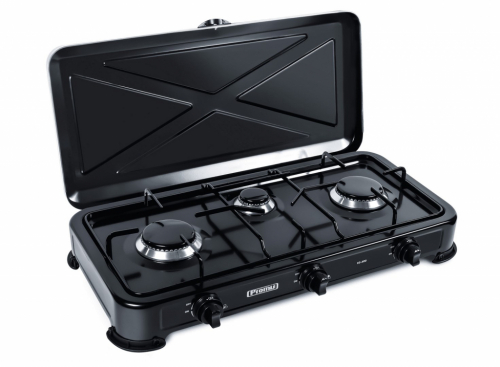 Promis KG300C 3-burner gas cooker, black