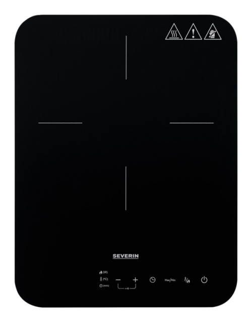 Severin KP 1032 hob Black, Grey Countertop 28 cm Zone induction hob 1 zone(s)