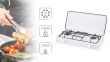 Smile KN-02/1K 2-burner gas cooker