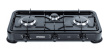 Promis KG300C 3-burner gas cooker, black