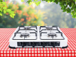 Promis KG400B hob Black Countertop Gas 4 zone(s)