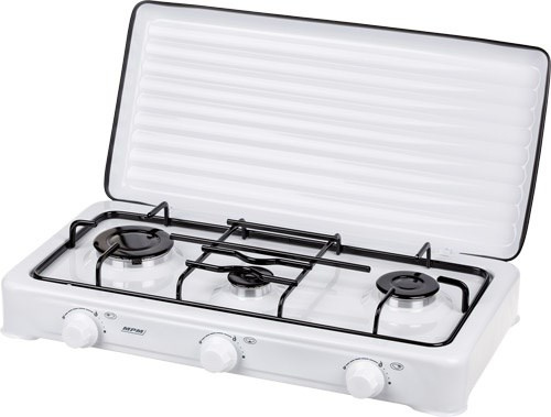 MPM KN-03/1K White Countertop 60 cm Gas 3 zone(s)