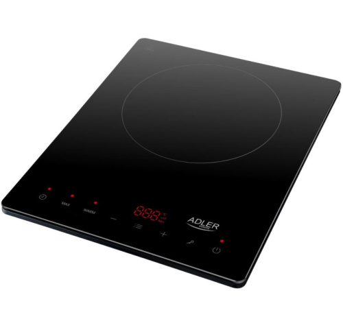 Adler AD 6513 hob Черный Countertop 29 cm Zone induction hob 1 zone(s)