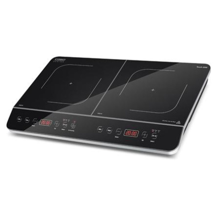 Caso | Hob | Touch 3500 | Induction | Number of burners/cooking zones 2 | Touch control | Timer | Black | Display 02018