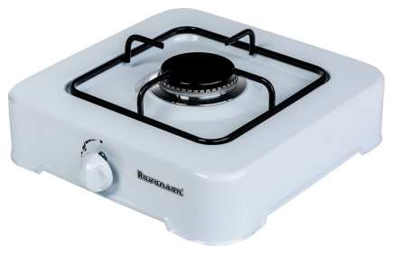 Gas cooker Ravanson K-01T (Valge; 1 zone)