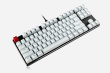 Glorious ABS-Doubleshot - 104 pcs., white, ANSI, US-Layout