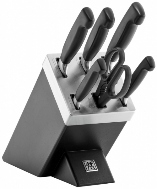 ZWILLING FOUR STAR 35145-007-0 kitchen knife/cutlery block set 7 pc(s) Black