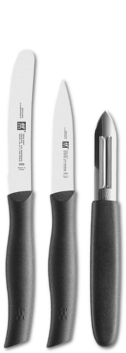 Set of 3 Zwilling Twin Grip knives