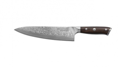 Chef Kohersen Elegance Ebony Wood Chef's knife Damascus steel 21.6 cm