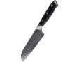 Kohersen Elegance Ebony Wood Santoku knife Damascus steel 12.7 cm