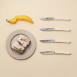 Berkel Steakmesser-Set 4-tlg. Color crema