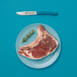 Berkel Steakmesser-Set 4-tlg. Color blu petrolio