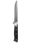 Kohersen Elegance Ebony Wood Boning knife Damascus steel 15.2 cm
