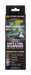 Work Sharp Abrasives - set of 5 sharpening bands for Work Sharp Ken Onion Edition