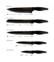 Smile SNS-6 6-piece block knife set black