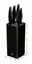 Smile SNS-6 6-piece block knife set black