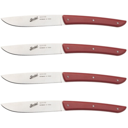Berkel Steakmesser-Set 4-tlg. Color rosso