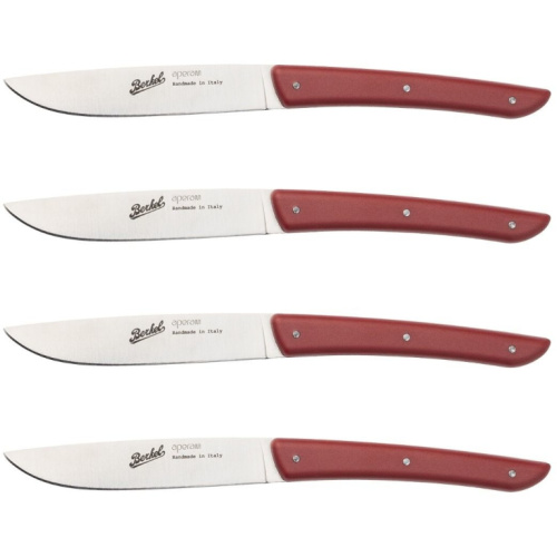 Berkel Steakmesser-Set 4-tlg. Color rosso