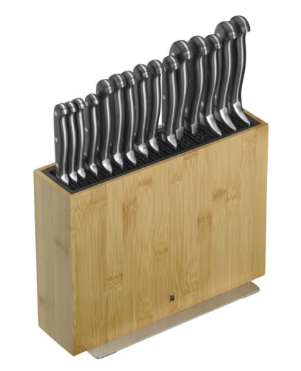 WMF FlexTec Compact bamboe 1893874500 Flex rods knife block Bamboo, Stainless steel Wood