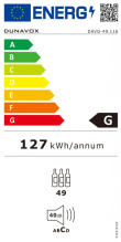 Integreeritav veinikülmik Dunavox DAVG-49.116DB.TO