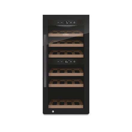 Caso | Smart Wine Cooler | WineExclusive 24 | Energy efficiency class G | Bottles capacity 24 bottles | Cooling type Compressor technology | Black