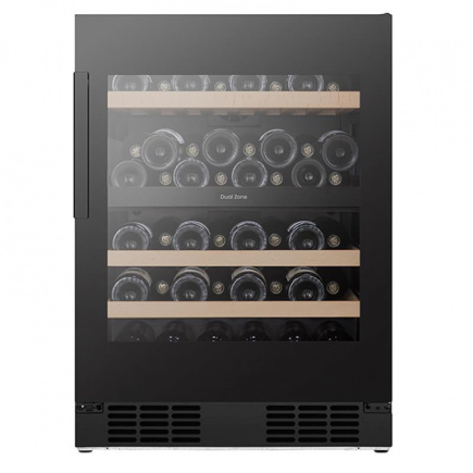 Hisense, 46 pudelit, kõrgus 82 cm, must - Veinikülmik / RW3N122GSLF