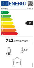 Vitriinkülmik Scandomestic SD430BE