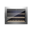 Caso | Wine cooler | WineSafe 18 EB | Energy efficiency class G | Built-in | Bottles capacity Up to 18 bottles | Cooling type Compressor technology | Stainless steel