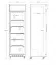 Vitriinkülmik Scandomestic SD420E