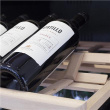 Caso | Wine Cooler | WineComfort 1260 Smart | Energy efficiency class G | Free standing | Bottles capacity 126 | Stainless steel/Black