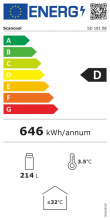 Vitriinkülmik Scandomestic SD181BE