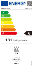 Integreeritav veinikülmik Dunavox DAVS25.63DSS