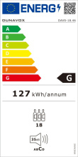 Integreeritav veinikülmik Dunavox DAVS-18.46SS