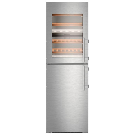 Liebherr, jäämasin, 48 pudelit, kõrgus 185 cm, roostevaba teras - Veini-sügavkülmik / SWTNES4285-21