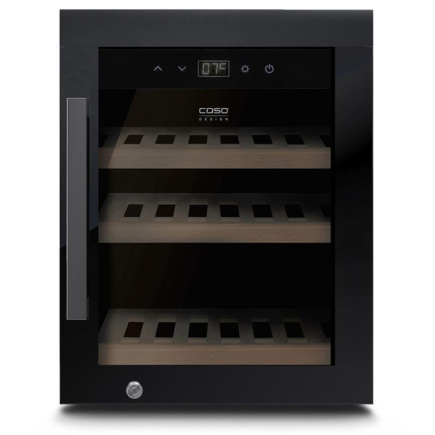 Caso WineExclusive 12, 12 pudelit, kõrgus 52 cm, must - Veinikülmik / 00716
