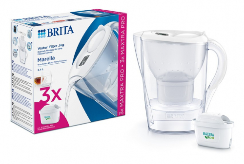 Brita Dzbanek filtrujacy 2,4l Marella+3wklady PRO bia