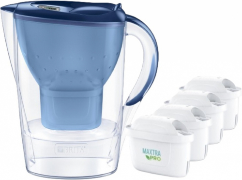 Brita Marella 3.5l XL filter jug + 4 cartridges Maxtra Pro Pure Performance Blue