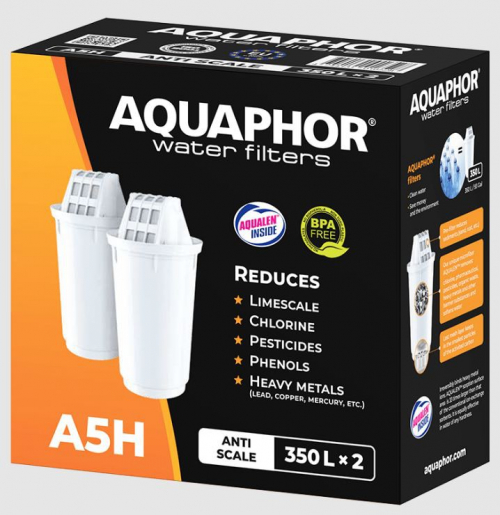 Veefilter Aquaphor A5H karedale veele (komplekt 2tk)