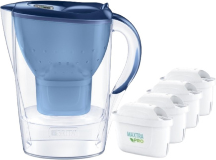 Brita Marella 3.5l XL filter jug + 4 cartridges Maxtra Pro Pure Performance Blue