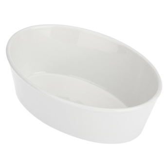 LA PORCELLANA BIANCA FIESOLE Oval Baking Dish 13 x 19 cm