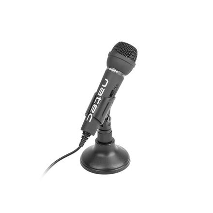 Natec | Microphone | NMI-0776 Adder | Black | Wired NMI-0776