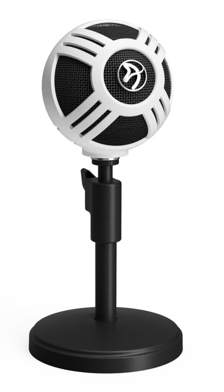 Arozzi Sfera Black, White Table Microphone