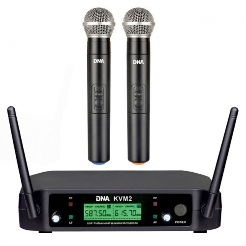 DNA KVM 2 Wireless Microphones Sound System