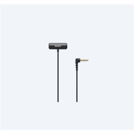 Sony | Compact Stereo Lavalier Mikrofon | ECM-LV1 | The ECM-LV1 is equipped with miniature omnidirectional mic capsules that capture clear, high-quality sound from any direction; Compact and inconspicuous, it can be connected to various devices via 0.14