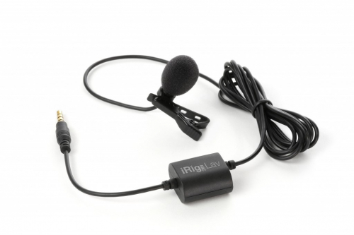 IK Multimedia iRig Mic Lav Black Clip-on Microphone