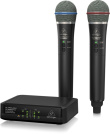 Behringer ULM302MIC - 2.4 GHz Digital Wireless System with 2 Handheld Microphones and Receiver