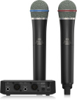 Behringer ULM302MIC - 2.4 GHz Digital Wireless System with 2 Handheld Microphones and Receiver