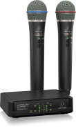 Behringer ULM302MIC - 2.4 GHz Digital Wireless System with 2 Handheld Microphones and Receiver